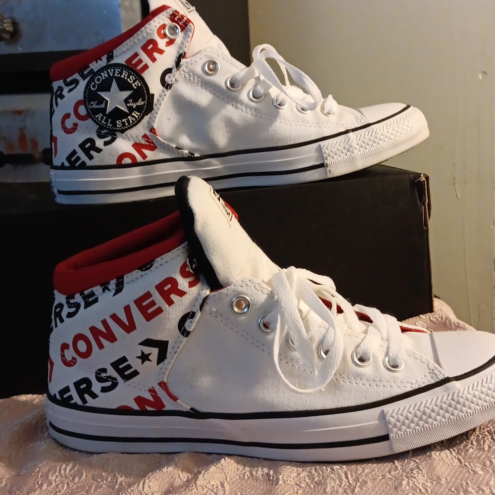 Converse Chuck Taylor All Star Hi Street Word High-Top Sneaker - Picture 5 of 10